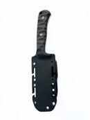 Jagunço High Carbon Tactical (G10 Preto e Espaçador Azul)