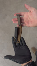 EDC- Mini Tantō High Carbon  (Coyote)