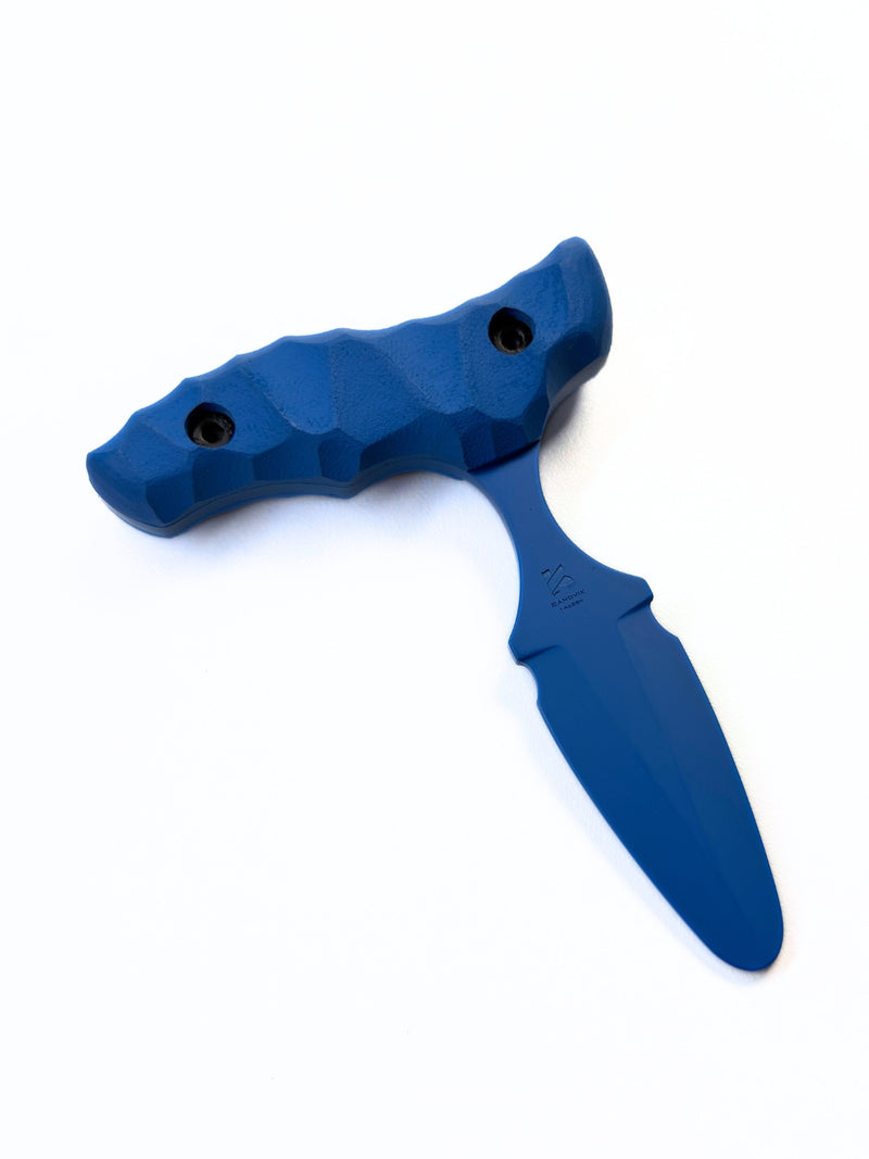 Push Dagger - Blue Knife