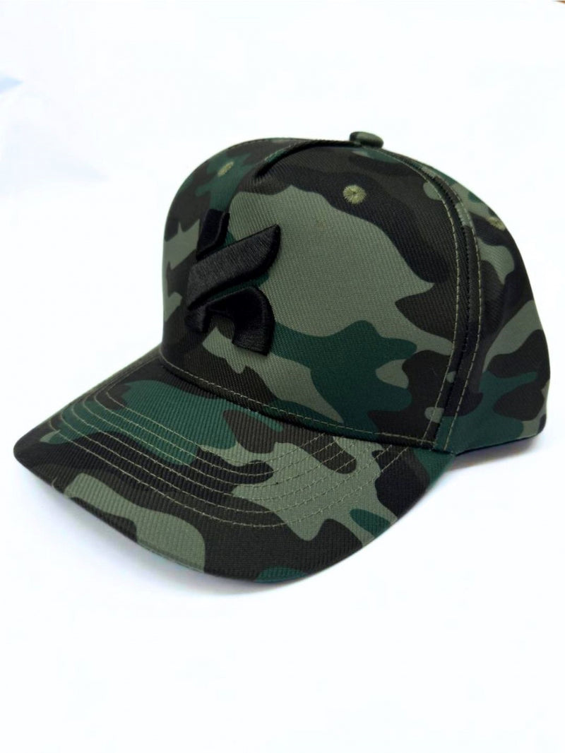 Boné Kaowz Camuflado (Verde Escuro)