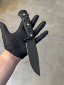 Jagunço High Carbon Tactical (G10 Preto e Espaçador Azul)