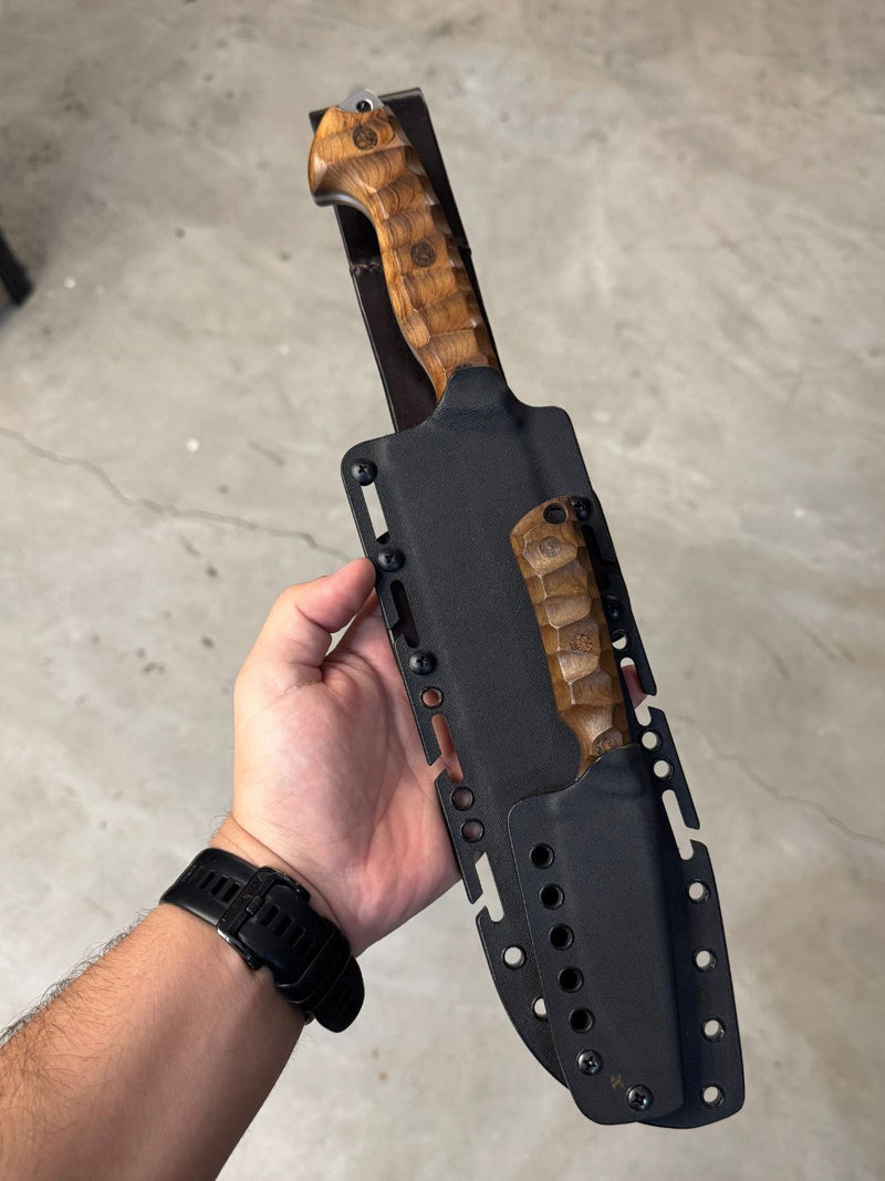 Kit Camp Knife & EDC- Sandvik (Imbuia)