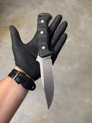 Kzr- Nimbus Sandvik (G10 Preto e Espaçador Vermelho)