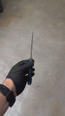 EDC - High Carbon Tactical (G10 Preto e Espaçador Azul)