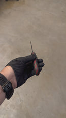 EDC - Mini Sandvik Tactical (Black G10 &amp; Red Spacer + Dragon Scale) 