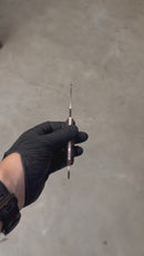 Wharncliffe - Sandvik (G10 Preto e Espaçador Laranja + Dragon Scale)